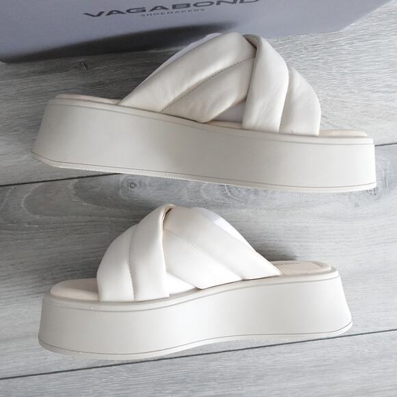 Vagabond Shoemakers Courtney Platform Sandals Off-White - Picture 12 of 16